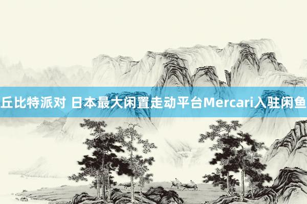 丘比特派对 日本最大闲置走动平台Mercari入驻闲鱼