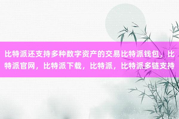 比特派还支持多种数字资产的交易比特派钱包，比特派官网，比特派下载，比特派，比特派多链支持