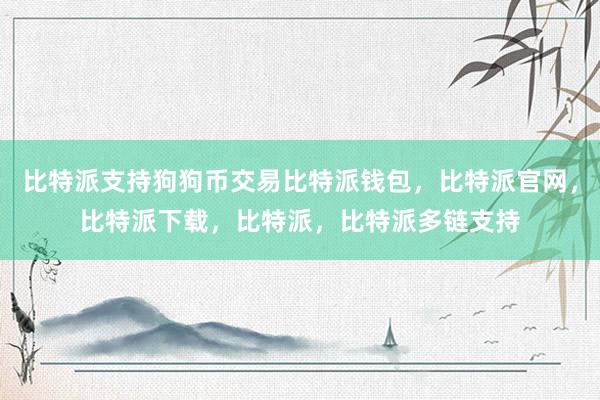 比特派支持狗狗币交易比特派钱包，比特派官网，比特派下载，比特派，比特派多链支持