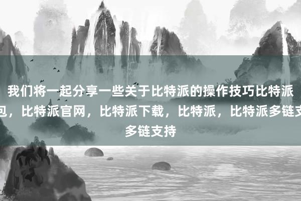 我们将一起分享一些关于比特派的操作技巧比特派钱包，比特派官网，比特派下载，比特派，比特派多链支持