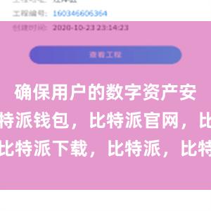 确保用户的数字资产安全可靠比特派钱包，比特派官网，比特派下载，比特派，比特派多链支持