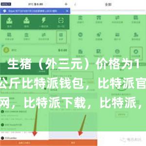 生猪（外三元）价格为19.28元/公斤比特派钱包，比特派官网，比特派下载，比特派，比特派多链支持